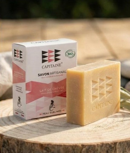 Savon au lait de chèvre bio – Savon naturel pour peaux sensibles visage & corps