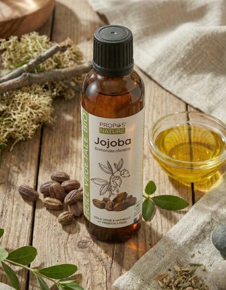 Huile de jojoba bio – 100 ml - Soin naturel équilibrant pour visage, cheveux et corps
