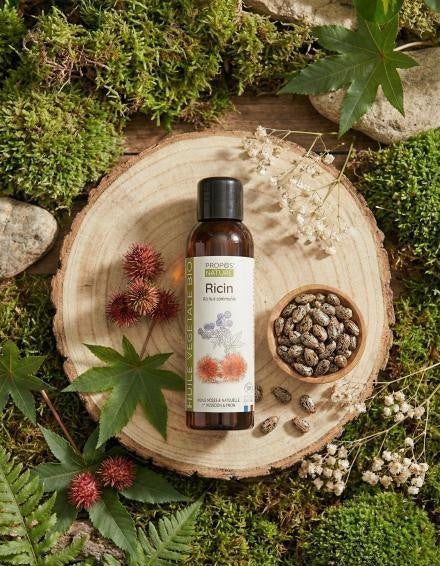Huile de ricin bio – 100 ml - Soin naturel fortifiant pour cheveux, cils, sourcils et ongles